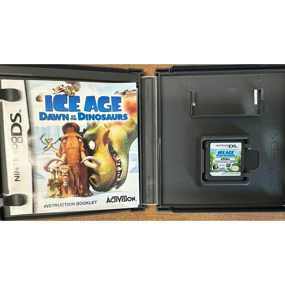 Ice Age: Dawn of the Dinosaurs (Nintendo DS, 2009) Complete Video Game Tested